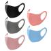 Unisex Solid Colors Fashion Washable & Reusable Cloth Face Masks, Breathable Comfort Face Covering Mixed Set I - 5 Pack