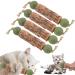 4 pieces of catnip sticks cat ticket for tooth cleaning caust sticks for cats catnint sticks organic cats dental care toys kaust sticks set cat sticks cat chewing toy toys for cats A-4PCs