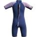 5mm Kids Wetsuit Shorty by Devilfish (Navy/Lilac) - 7-8 yrs - Max Insulation & Comfort | Easy Changing | Cool Water Neoprene Suit - Buy Online on GoSupps.com