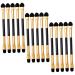 VINTORKY 15pcs Eye Shadow Brush Eye Shadow Applicator Double Sided Mini Accessories Eyeshadow Makeup Plastic