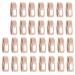 Guddla 30 Pcs Broken Toe Wraps Cushioned Bandages Hammer Toe Separator Splints Finger Straightener for Hammer Toes Crooked Toes