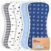 KeaBabies Organic Burp Cloths Adventurer 5 Pack