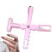 5 in 1 Nail Magnet Tool | Magnetic Nail Polish Magnet Wand - Nail Design Tools Professional Cat Eye Stick for Salon Manicure Pink