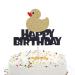 Anxdh sparkling duck cake topper duck birthday party decoration