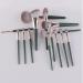 14-Piece Professional Makeup Brush Set - Complete Cosmetics Kit with Wooden Handles | Eyeshadow Blush & More - Easy to Wear & Store (Green) - Buy Online on GoSupps.com