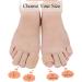 Makhry Large Gel Toe Caps 4-Pack - Silicone Toe Protectors for Corns, Calluses, and Blisters - Toe Sleeve Tubes for Pain Relief - Buy Online on GoSupps.com