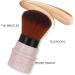 ANKROYU Short Marble Pattern Compact Makeup Brush Short Retractable Powder Base Makeup Brush Retractable Handle Blush Powder Brush for Face Blush Liquid Powder Blending Tools(Beige) - Buy Online on GoSupps.com
