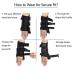 Wrist Brace with Thumb Spica Splint - Relief for De Quervain's Arthritis Carpal Tunnel & More | Left-M (6-7 - Buy Online on GoSupps.com