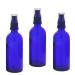 Blue glass bottle 100ml blue glass bottle with blue atomizer Kosmetex spray bottle glass bottle with pump atomizer 3 100 ml