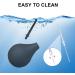 SKHAOVS Enema Bulb Douche Kit - Reusable Silicone Nozzle, Comfortable 160ml Capacity - for Men and Women - Includes Cleaning Brush (Black) - Buy Online on GoSupps.com