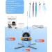 PETTOM Interactive Cat Toy 3-in-1 Automatic - 2023 Upgrade with Rotating Feather Tracks Ball - USB Rechargeable Kitten Toy for Indoor Cats - Blue - Buy Online on GoSupps.com