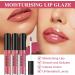 KUIRUNRX Transparent Lip Gloss Extra Shiny Lip Gloss with Lightweight and Shimmering Texture for Long-Lasting Glamour Smooth and Shiny Texture Moisturized Lips(3 PCS) - Buy Online on GoSupps.com