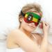 Lion Glasses Jamaica Rasta Sleep Mask Eye Cover for Sleeping Blindfold with Adjustable Strap Blocks Light Night Travel Nap for Men Women - Buy Online on GoSupps.com