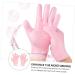 Housoutil 1 Pair Beauty Protective Glove Tropical Headdress Exfoliating Hand Gloves Dry Rough Hand Moisturizing Skin Hand Gloves Led Eyebrow Clip Sebs Cosmetic Dry Skin Miss Pink - Buy Online on GoSupps.com