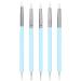 Moum routes clay dot tools 5 pieces tone sculpture pen silicone pencils Nail-art dot tool for clay sculptures manicure art projects ceramic crafts oil painting type 2