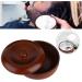 TMISHION Wooden Shaving Bowl with Lid - Men's Shaving Soap Cream Brush Container | Face Cleaning Tools | Foaming Cup with Cover - Buy Online on GoSupps.com
