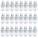 BIGNC 30 Pack Portable Travel Bottle Empty Clear Travel Refillable Flip-Top Bottles for Travel Outdoor Camping Business 1Ounce