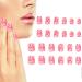 Press On False Nails White Short Fake Nails Cute Stick On Short Fake Nails Press On Design Nails Artificial Full Stick On Nails Full Acrylic Nails - Buy Online on GoSupps.com
