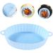 Zerodeko 5pcs Air Fryer Pad Air Fryers Baking Pans Portable Oven Liner Air Fryer Mat Washable Consumables Bluex5pcs 21X18.5X4CMx5pcs - Buy Online on GoSupps.com