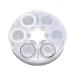 FCSHFC No Screw Cap Contact Lens Case Simple And Portable Multipack Storage Box for Girls (Color : A)