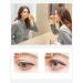 Erised's BiFrost Art Eyelash Case & Curler Set - Stainless Steel with 6 Replacement Silicone Pads | Perfect Lash Lift for All Eye Shapes - Silver Black - Buy Online on GoSupps.com