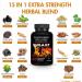 Power Herbs SHILAJIT GOLD 60 Capsules Power of 15 Herbs Extra Strength 12300 MG in Each Serving 15 in 1 Supplement. - Buy Online on GoSupps.com