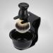 Beard Brush Holder Set - Manual Stand for Shaving Brush & Bowl - Black Shaving Razor Accessories for Men - Buy Online on GoSupps.com