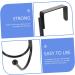 TOPPERFUN 4 Pcs Hangers Hat Hooks Hat Hanger Metal Clothes Rack Organizer Hooks Back Mount Door Hanger 20X11X13.5CMx2pcs Blackx2pcs - Buy Online on GoSupps.com