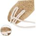Loofah Bath Towel Scrubber | Exfoliating Bath Sponge & Back Scrubber Strap - Beige - Perfect for Travel & Shower - Buy Online on GoSupps.com