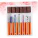 POPETPOP 1 Set Nail Drill Bits for Acrylic Electric Nail File Drill Bits Cuticle Drill Bit Nail Polish Tools Drill Bits for Nails Pedicure Bits Electrical Tools Tungsten Steel Grinding Head 6.5x5.5cm Orange - Buy Online on GoSupps.com