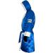 Cleto Reyes Satin Boxing Robe with Hood - Small - Blue/White - Buy Online on GoSupps.com
