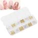 12 Grid Mixed Style Nail Art Decoration Metal Shell Star Studs Chain Nail DIY Accessories(#2)