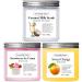 Top 3 Body Scrub Set - Strawberry Ice Cream Body Scrub Coconut Milk Body Scrub Orange Body Scrub - Essentially KateS - Gifts for Mothers Fathers Sisters Brothers and Friends Pack of 3 (10 oz x 3)