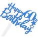 Tenhaisi Gilttery Navy Blue Happy 60 Birthday Cake Topper 60th Cake Toppers for Men Cake Topper for 60th Birthday Fabulous 60th Birthday Decoration - Buy Online on GoSupps.com