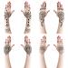 Xmasir 20 Sheets Henna Tattoo Stencil Kit - Temporary Tattoo Templates for Face and Body Art - Buy Online on GoSupps.com