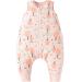 Duomiaomiao Baby Sleeping Bag with Legs Summer Sleeping Bag with feet 0.5 TOG 100% Cotton Baby Wearable Blanket Baby Sleeping Bag 3-4 years 95cm / baby height 100-110cm 0.5 Tog-pink Forest