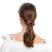 Jaciya Velvet Scrunchies Set - Soft Elastic Hair Bands for Women in Pink, Blush, Mauve & Beige - Buy Online on GoSupps.com