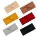 Women's Workout Yoga Twisted Headbands 6 Pack - Wide Knot Soft Hair Bands for Styling - Solid Colors - Buy Online on GoSupps.com