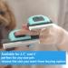 Petgle Professional Dog & Cat Grooming Brush | Reduces Shedding | Deshedding Tool 2.5inch - Buy Online on GoSupps.com