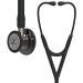3M Littmann Cardiology IV Diagnostic Stethoscope High Polish Smoke-Finish Chestpiece Black Tube Champagne Stem and Black Headset 27 inch 6204 Hi Pol. Smoke Chstpce Blck Tube/Hdset Chmpgne Stem Single