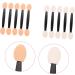 SKISUNO 200 Pcs Double Ended Eyeshadow Brush Beauty Sponge Dual-side Protable Sponges Emulsion Black - Buy Online on GoSupps.com