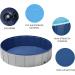 Foldable Dog Pool Collapsible Dog Bathtub Kids Pool for Backyard Plastic Bath Tub Duck Pond Bathing and Swimming Wading Pool for Pet Kiddie Baby Toddler Doggie Cat (Grey 120CM) 120CM Grey - Buy Online on GoSupps.com