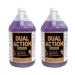 JL Dual Action Carpet & Bonnet Shampoo 1 Gal (Pack of 2)