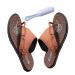 Wygwlg Orthopedic Beach Sandals for Men Mens Comfortable Non Slip Big Toe Foot Bunion Corrector Sandals Birthday Gifts for Dad Comfy Breathable Orthopedic Flip Flops for Men 9 Brown