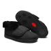 Gycdwjh Diabetic Shoes for Women's Extra Wide Width Walking Shoes with Adjustable Edema Slippers for Arthritis Edema Swollen Feet Diabetic Shoes 10 Black