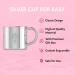 Krysaliis Sterling Silver Baby Cross Cup | Solid .925 Silver | Engravable Keepsake Gift | Elegant Personalized Cup for Baby | Gift Box Included - Buy Online on GoSupps.com