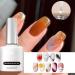 Marble Gel | Japanese Style Clear Marble Gel 10ml Bottle Glossy and Long-Lasting for Nail Salons Home Weddings and Summer - Buy Online on GoSupps.com