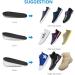 Uraqt Height Increase Insoles - 2 Pairs Comfortable Black Shoe Inserts for Men - Invisible 2.5cm Lift with Shock Absorption - Buy Online on GoSupps.com