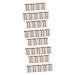 FOMIYES 36 Sheets Waterproof Eyebrow Stickers Water Proof Stickers Eyebrow Transfer Decals Template 4d Hair