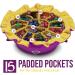 CardKingPro Immense - OCD Edition Dice Bags - Purple & Yellow - 15 Pockets - Capacity 200+ Dice - Ideal for Dice Hoarders - Buy Online on GoSupps.com